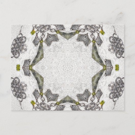 Keltische Chainlink Caleidoscoop Mandala Briefkaart (Voorkant)