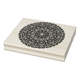 Keltische cirkel medaillon rubberen stempel