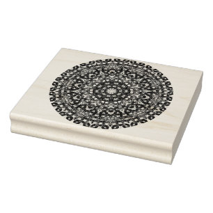 Keltische cirkel medaillon rubberen stempel