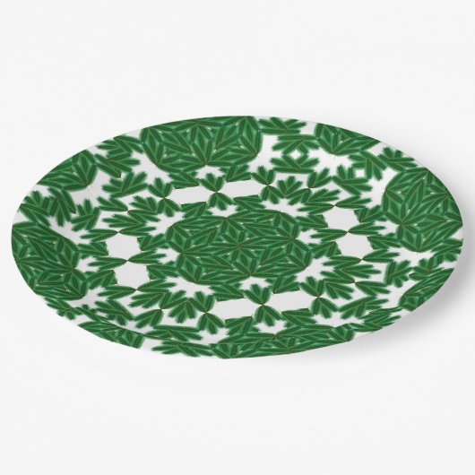 Keltische dennen 9"document Bord (Gekanteld)