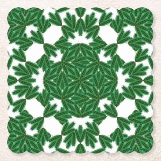 Keltische dennen papier Onderzetters (Voorkant)