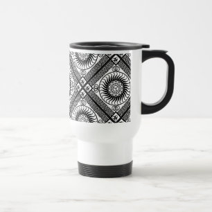 Keltische diagonaal ornament reisbeker