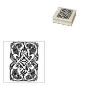 Keltische dieren illustratie kunststempel 	rubberstempel (Gestempeld)