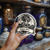 Keltische draak | Sprookje Bruiloft Sticker Set