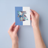 Keltische eenhoorn flyer (Hand)