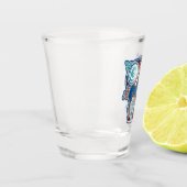 Keltische eenhoorn shot glas (Links)