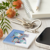 Keltische eenhoorn sleutelhanger (Voorkant Rechts)