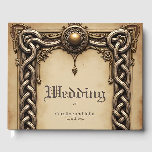 Keltische elegantie met een hart en vleugels. gastenboek (Voorkant)