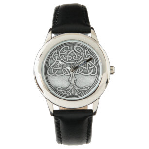 Keltische Godin Boom Horloge