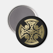 Keltische gouden knoop magneet (Voorkant / Achterkant)