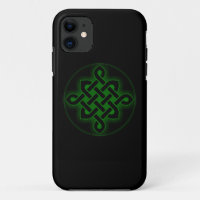 Keltische groene knoop mystieke Viking symbool spi