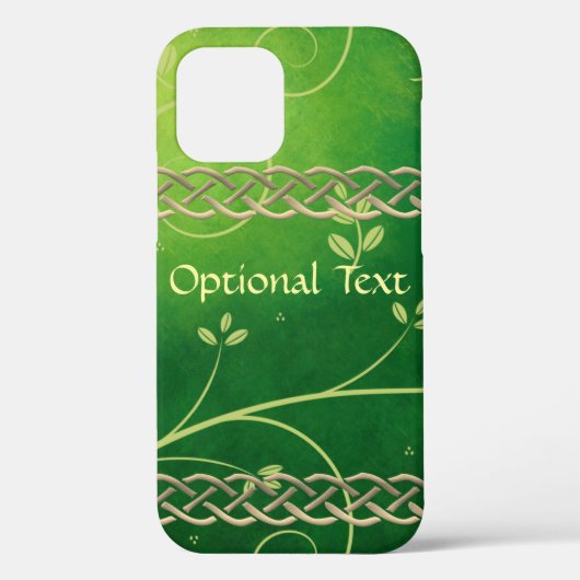 Keltische groene knoppen en bladeren Case-Mate iPhone case (Achterkant)
