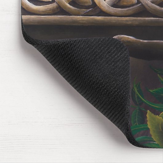 Keltische Groene Man Uil Muismat (Hoek)