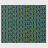Keltische Groene Oil Cadeaupapier (Vlak)
