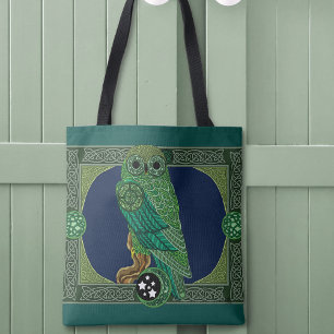 Keltische Groene Oil Tote Bag