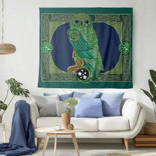 Keltische Groene Oil Wandkleed