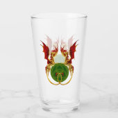 Keltische halve maan en draken glas (Achterkant)