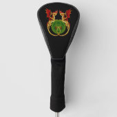 Keltische halve maan en draken golfheadcover (Voorkant)