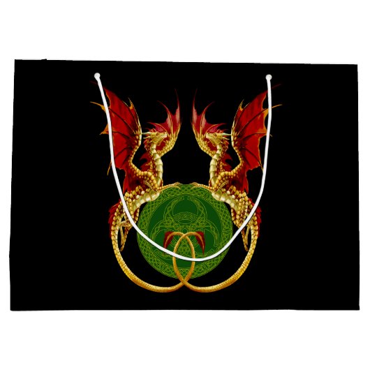 Keltische halve maan en draken groot cadeauzakje (Achterkant)