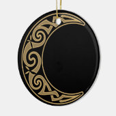 Keltische halve maan keramisch ornament (Links)