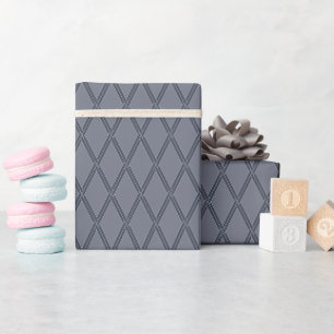Keltische Harlekijn Medium (Druilerig Grijs) Cadeaupapier
