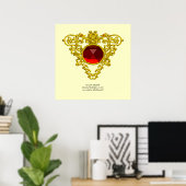 KELTISCHE HART POSTER (Thuiskantoor)