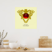 KELTISCHE HART POSTER (Keuken)
