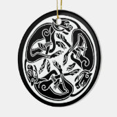 Keltische honden ornament (Links)