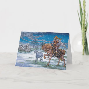 Keltische Ierse kerst Kaart Finnchoem