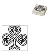 Keltische Ierse Shamrock Art Stempel (Gestempeld)