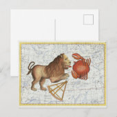  Keltische Kanker & Leo Constellations Briefkaart (Voorkant / Achterkant)