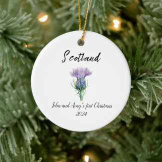 Keltische Kerstversiering, Eerste Kerstmis Keramisch Ornament
