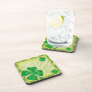 Keltische klaver Ierse 3D Drankjes Onderzetter
