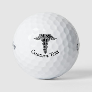 Keltische Knoop Caduceus Golfballen