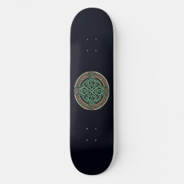 Keltische Knoop Groene Embleem Skateboard