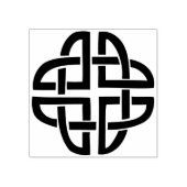 Keltische knoop ovale kunst stempel (Afrduk)
