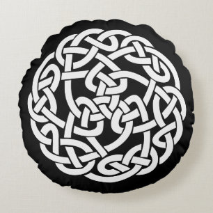 keltische knoop rond kussen