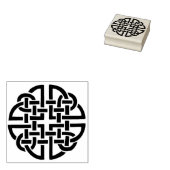 Keltische knoop ronde kunst stempel (Gestempeld)
