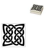 Keltische knoop Rubber stempel (Gestempeld)