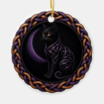 Keltische Knoop Samhain Zwarte Kat Halloween