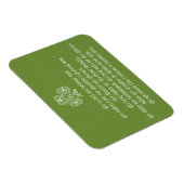 Keltische knoop Shamrock Gaelic Blessings Magneet (Rechterzijde)