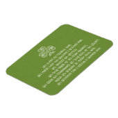 Keltische knoop Shamrock Gaelic Blessings Magneet (Linkerzijde)