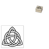 Keltische knoop stempel, zegel symbool Rand Rubberstempel (Gestempeld)