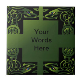 Keltische knoop Vogelontwerp Keramische Tegel Tegeltje