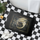 Keltische knoop werk crème draak badmat