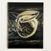 Keltische knoop werk crème draak planner (Voorkant)