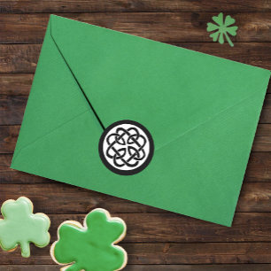 Keltische knoop werkcirkel ronde sticker