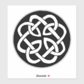 Keltische knoop werkcirkel sticker (Vel)