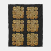 Keltische Knoopwerk Kruis Fleece Deken (Voorkant)