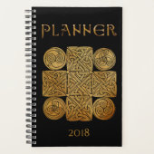 Keltische Knoopwerk Kruis Planner (Voorkant)